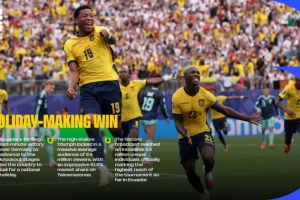FIFA官方：2-1德国的比赛在厄瓜多尔国内创下本届赛事收视纪录-za